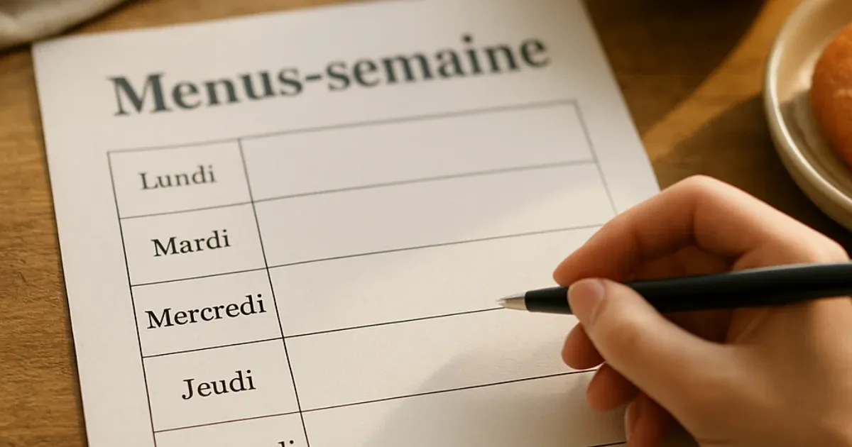 Menus-semaine