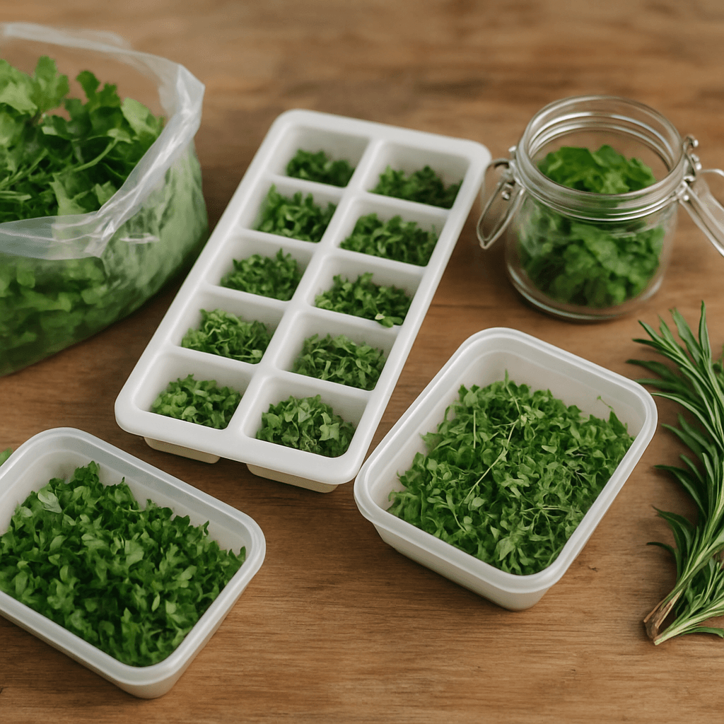 Congeler les herbes fraîches : 7 méthodes anti-gaspillage