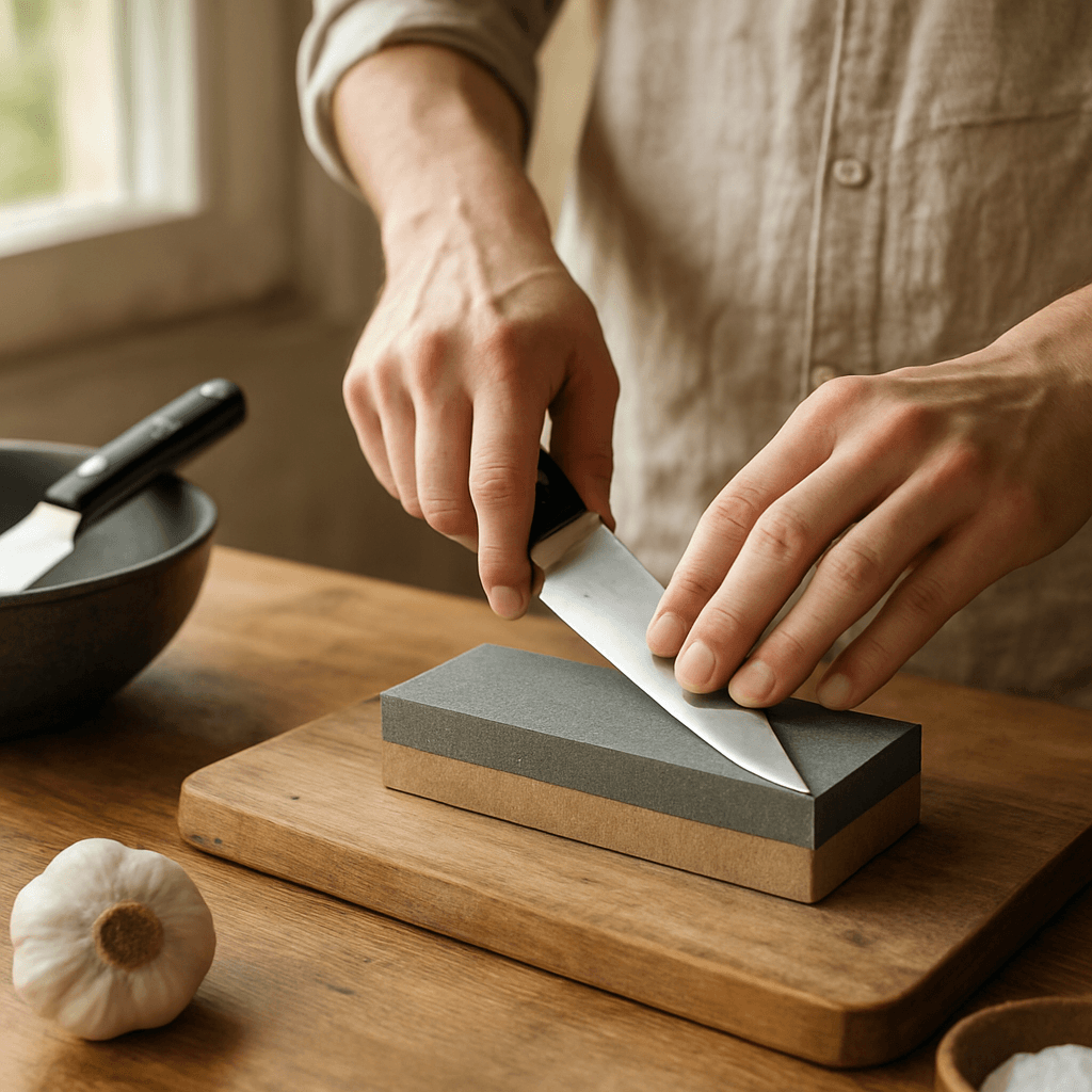 Aiguiser un couteau sans aiguiseur : 7 astuces faciles