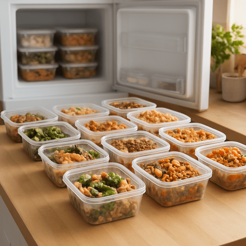 Meal-prep au congélateur : 20 portions en 1 heure