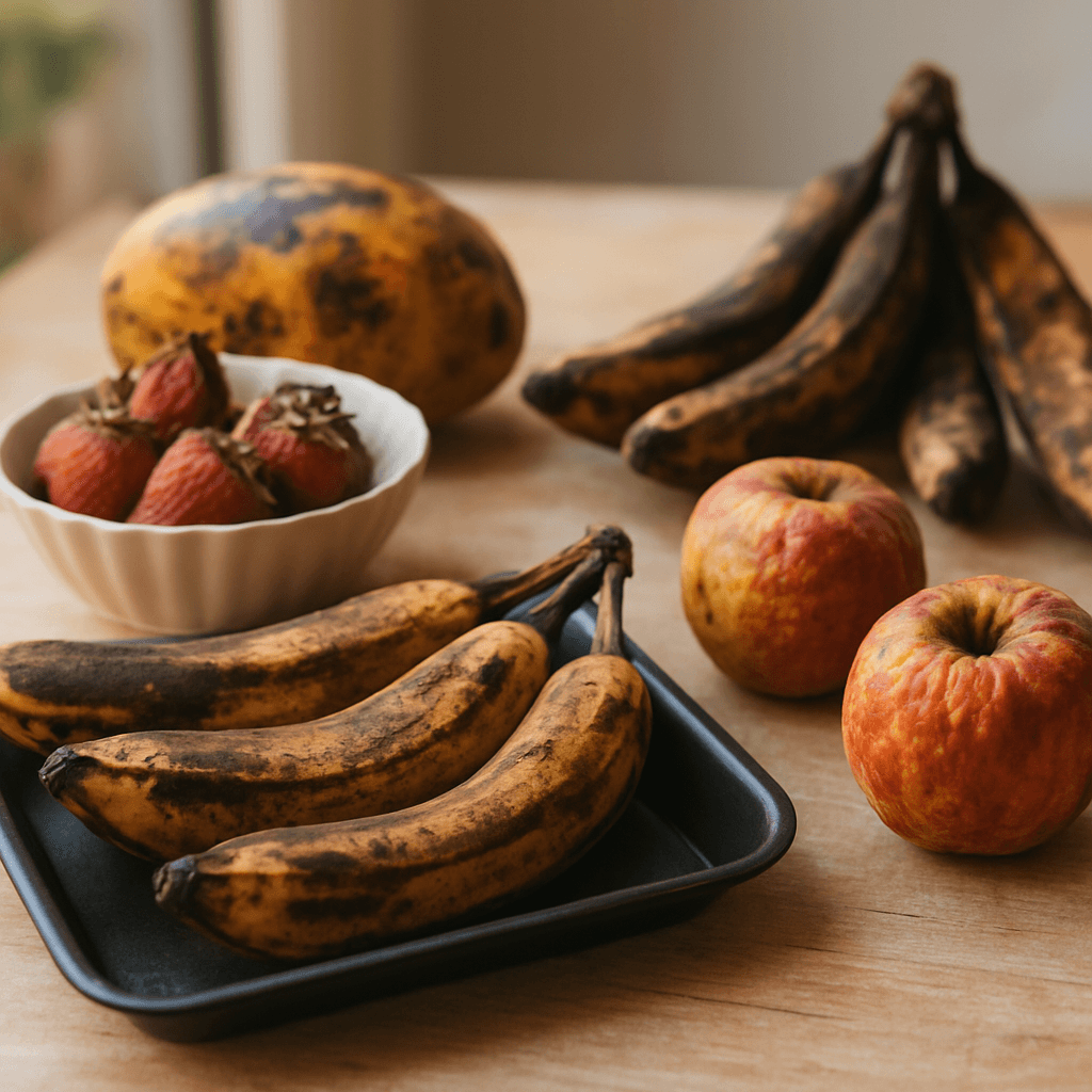 Fruits trop mûrs : 12 recettes express anti-gaspi