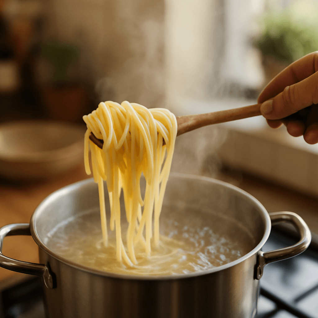 Cuisson des pâtes al dente : astuces anti-collantes
