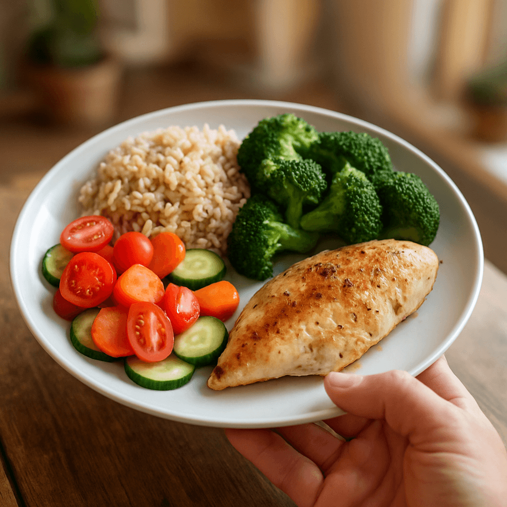 Assiette équilibrée sans peser : la méthode main