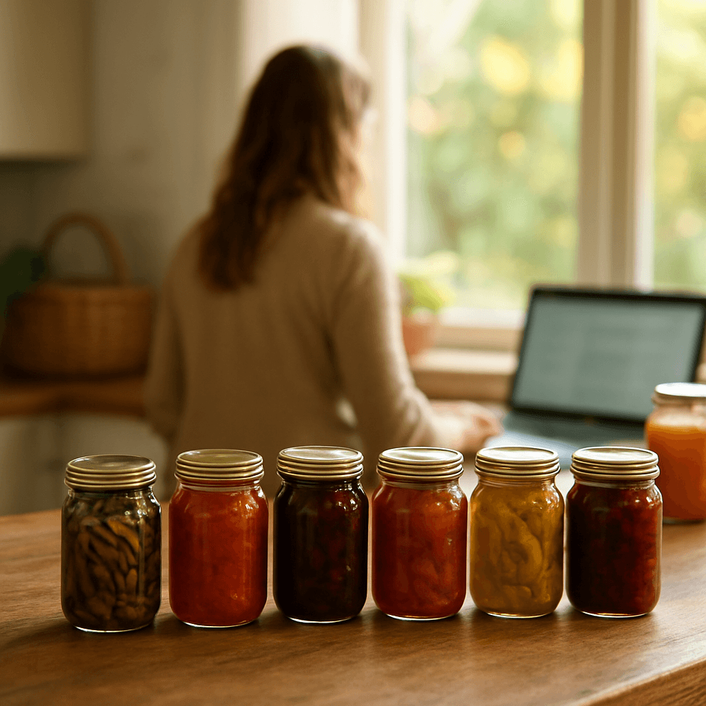 Conserves maison petit budget : 8 bocaux faciles