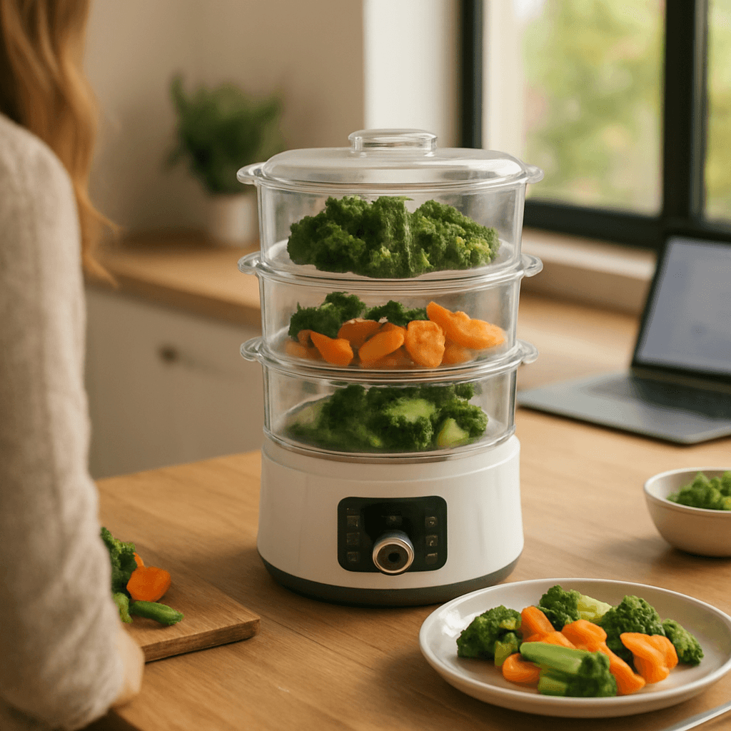 Cuiseur vapeur électrique : 11 réglages pour plus de goût