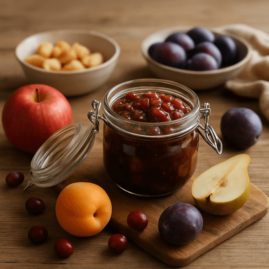 Chutney maison express : 6 fruits, zéro gaspillage