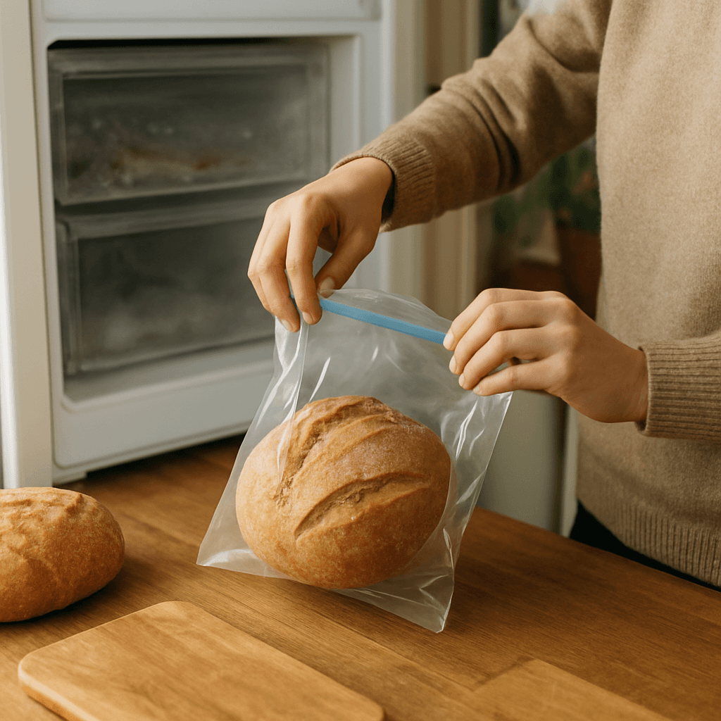 Congeler le pain sans le ramollir : méthode pro