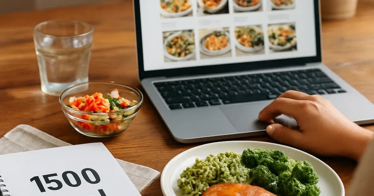 Menus diététiques 1500 kcal : 7 jours simples et gourmands