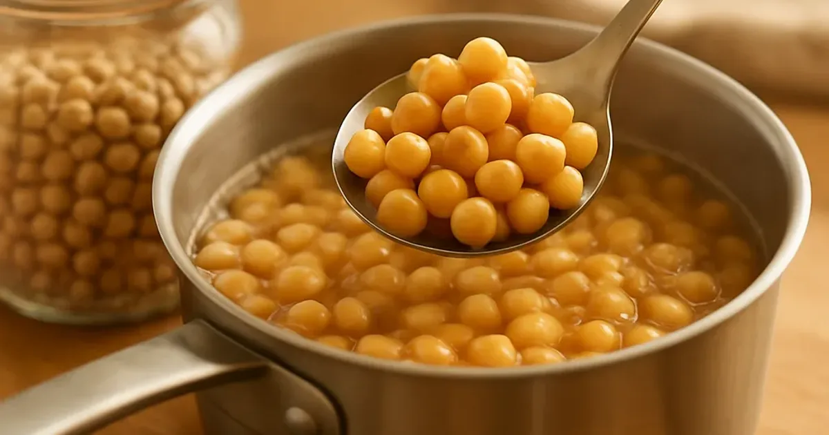 Cuisson des pois chiches : moelleux, sans peau dure