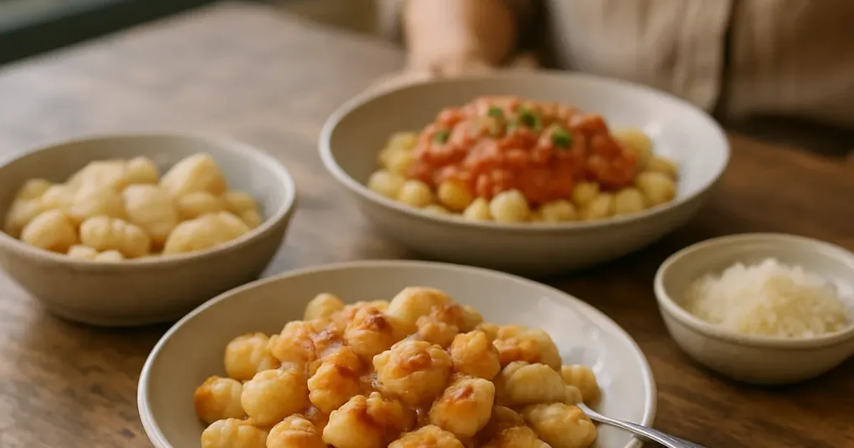 Gnocchis sans gluten moelleux : 3 recettes faciles