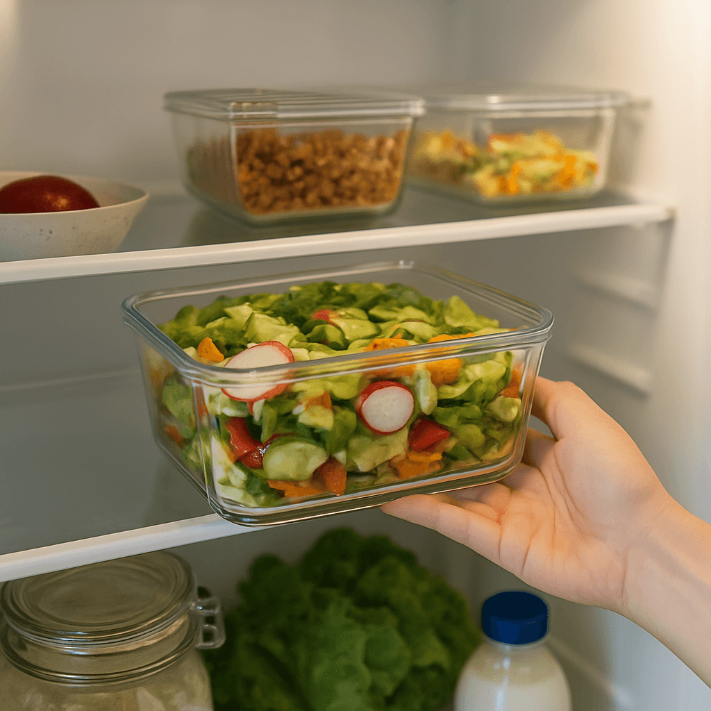 Salade croquante 7 jours : la méthode pro au frigo