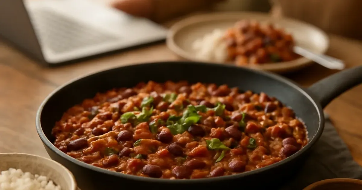 Chili con carne express : prêt en 30 min, sans mijoter