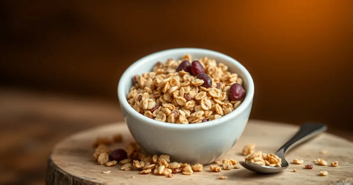 Granola maison en 20 min : doré, croustillant, zéro brûlé