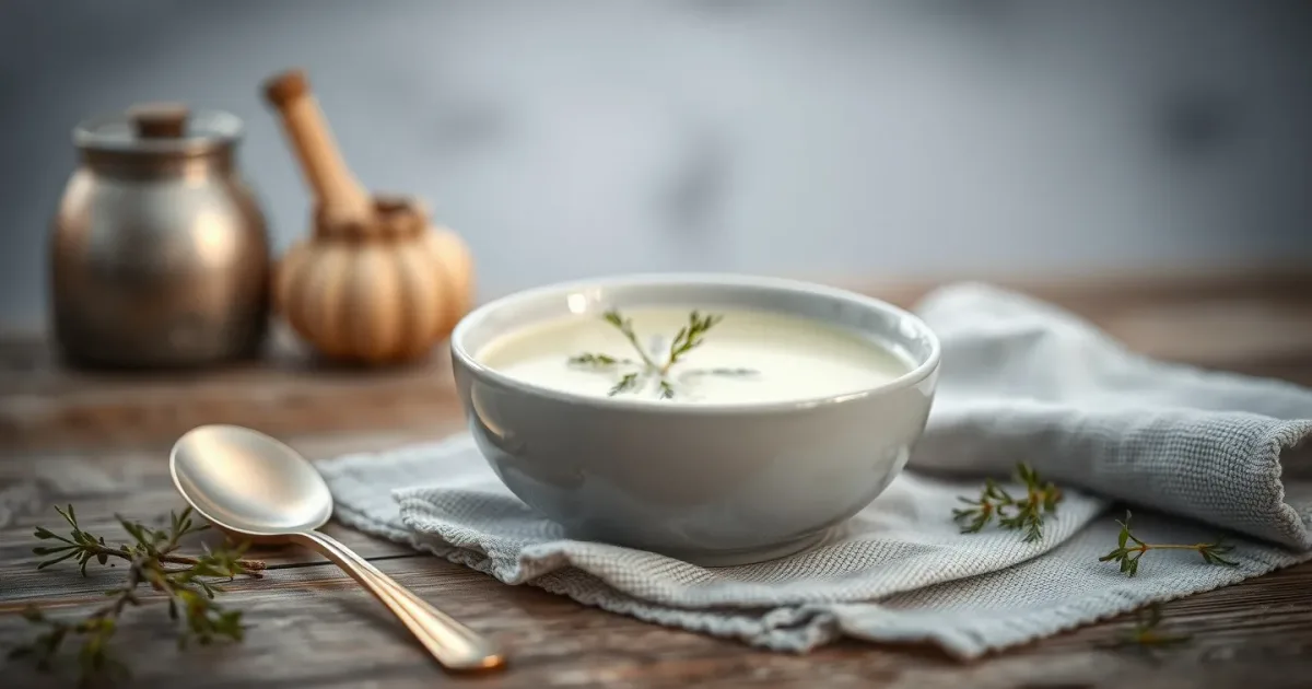 Velouté froid de concombre : lisse, frais, sans eau