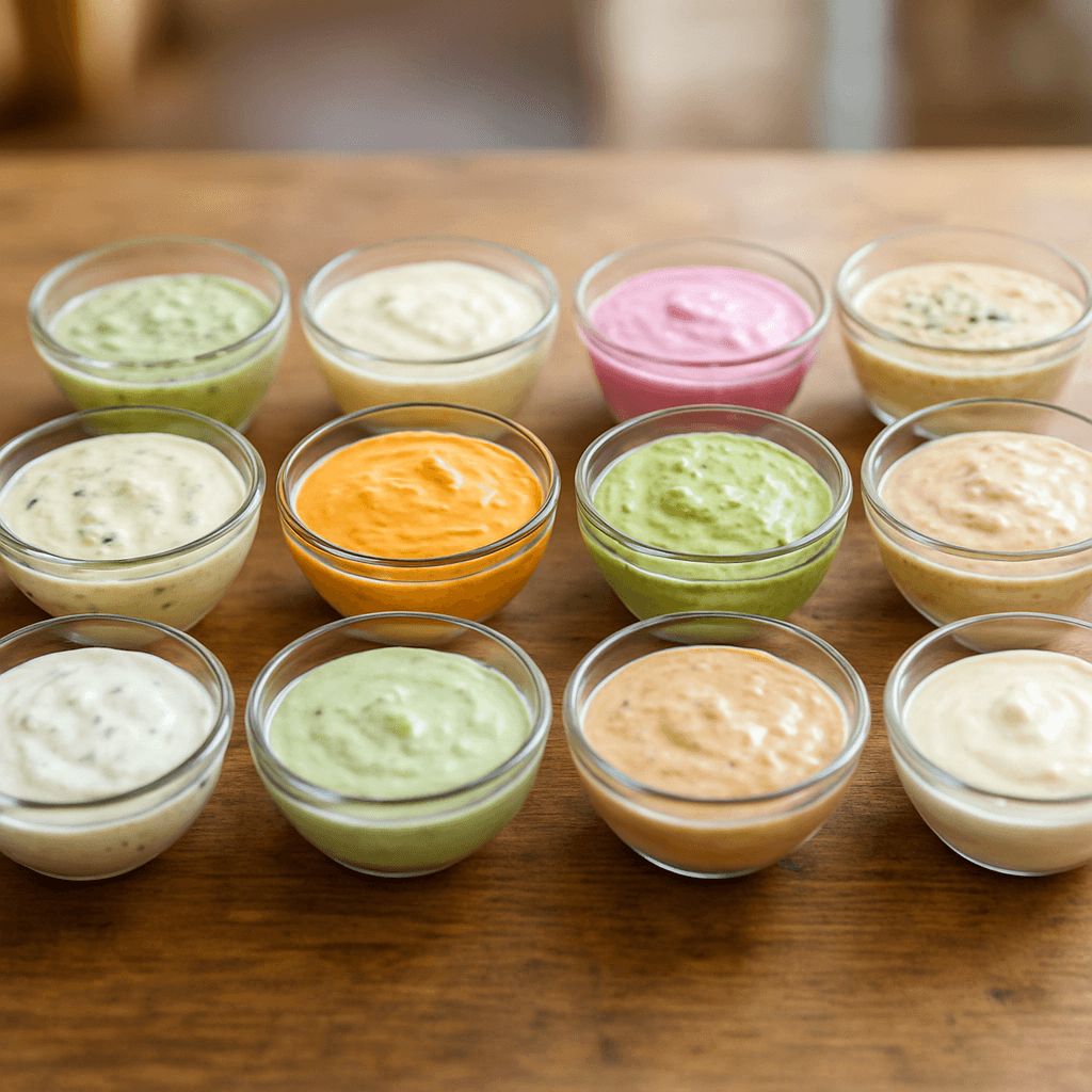 Sauces minute au yaourt : 12 variantes prêtes en 2 min