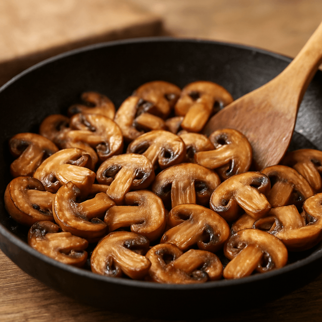 Cuire les champignons sans eau : dorés et savoureux
