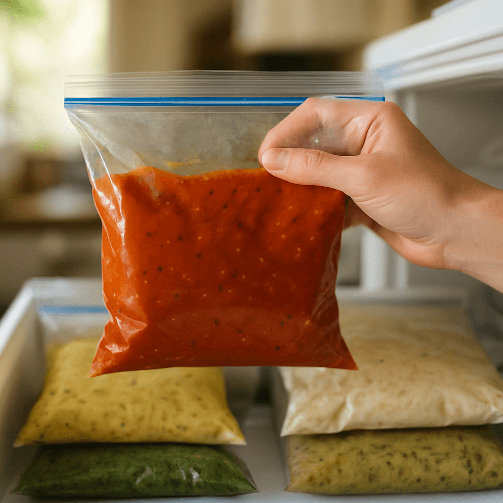 Congeler des sauces maison sans trancher : astuces