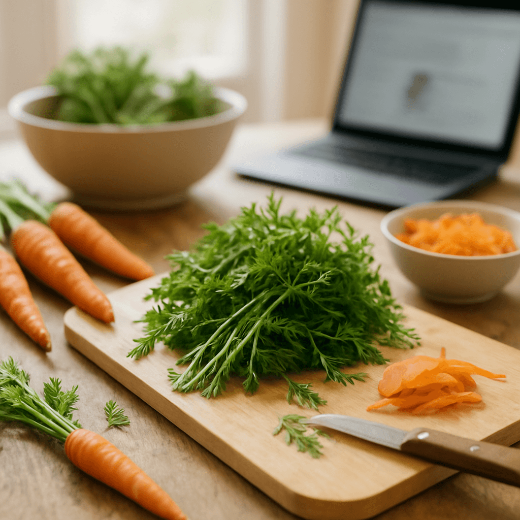 Fanes de carottes : 10 recettes anti-gaspi express